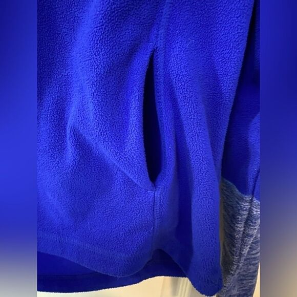 SO Perfectly Soft Perfectly You 1/4 zip fleece pullover Large blue - Picture 6 of 11